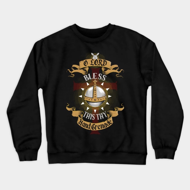 The Holy Hand Grenade of Antioch Crewneck Sweatshirt by Studio Mootant